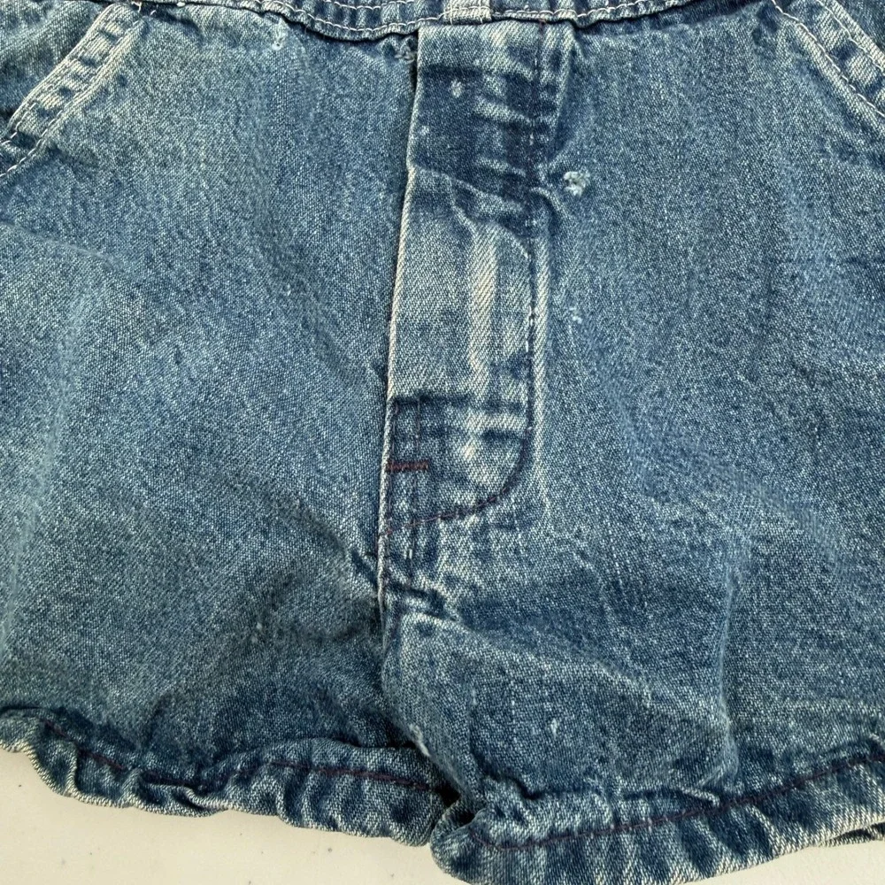 OshKosh B'gosh Overalls Kids 4T Blue Vintage Vestbak Denim Made in USA